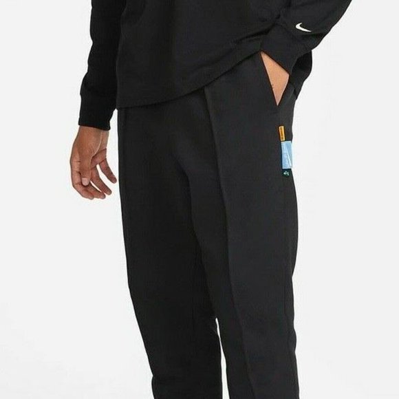 Nike LeBron Men's Brushed Fleece Pants Sweatpants Black New DA6704-010 Size M - Picture 9 of 10